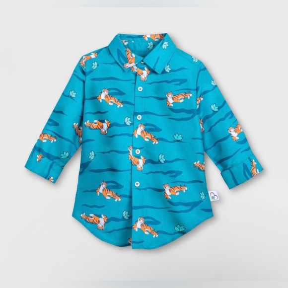 Disney Aladdin Jasmine 2pc Top & Button-down shirt matching set Girls 4 NWT - Picture 2 of 11